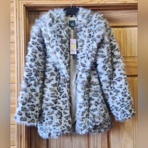 πβ¨οΈNWT Wild Fable Fur Coat Animal Print Leopard XS